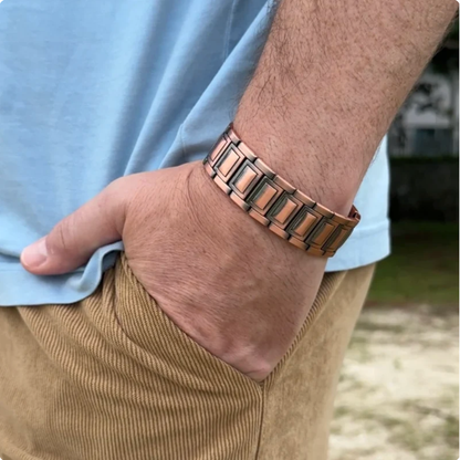 Kupfer-Magnetarmband mit dreifacher Stärke